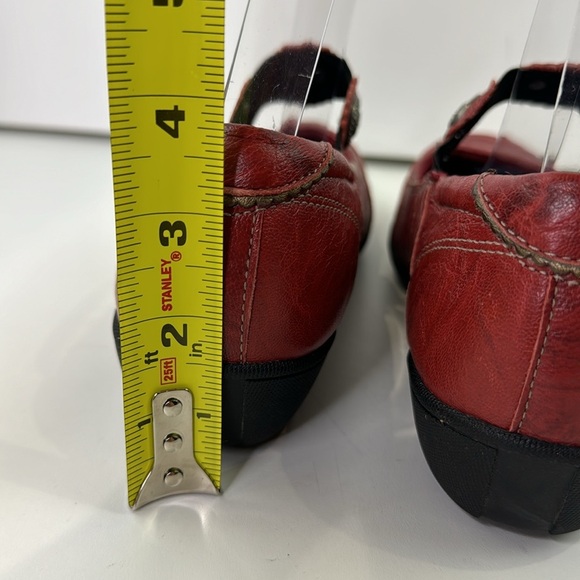 Taos Mary Jane red leather women’s size 7 - Picture 7 of 12
